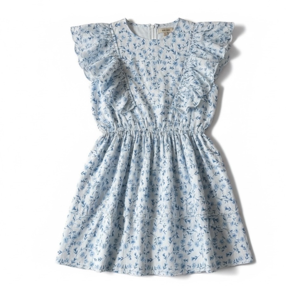 Simply Southern - NWT Blue & White Floral Mini Dress Size Medium